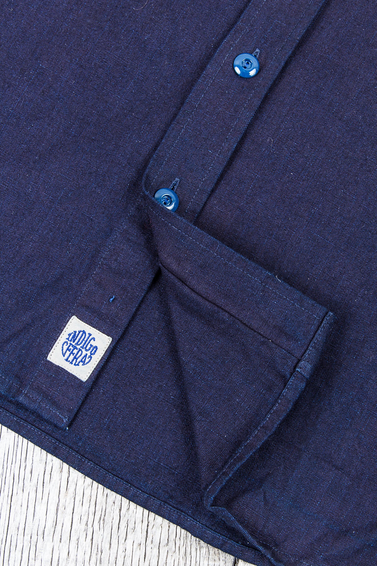 Indigofera Holden Shirt Indigo Canvas