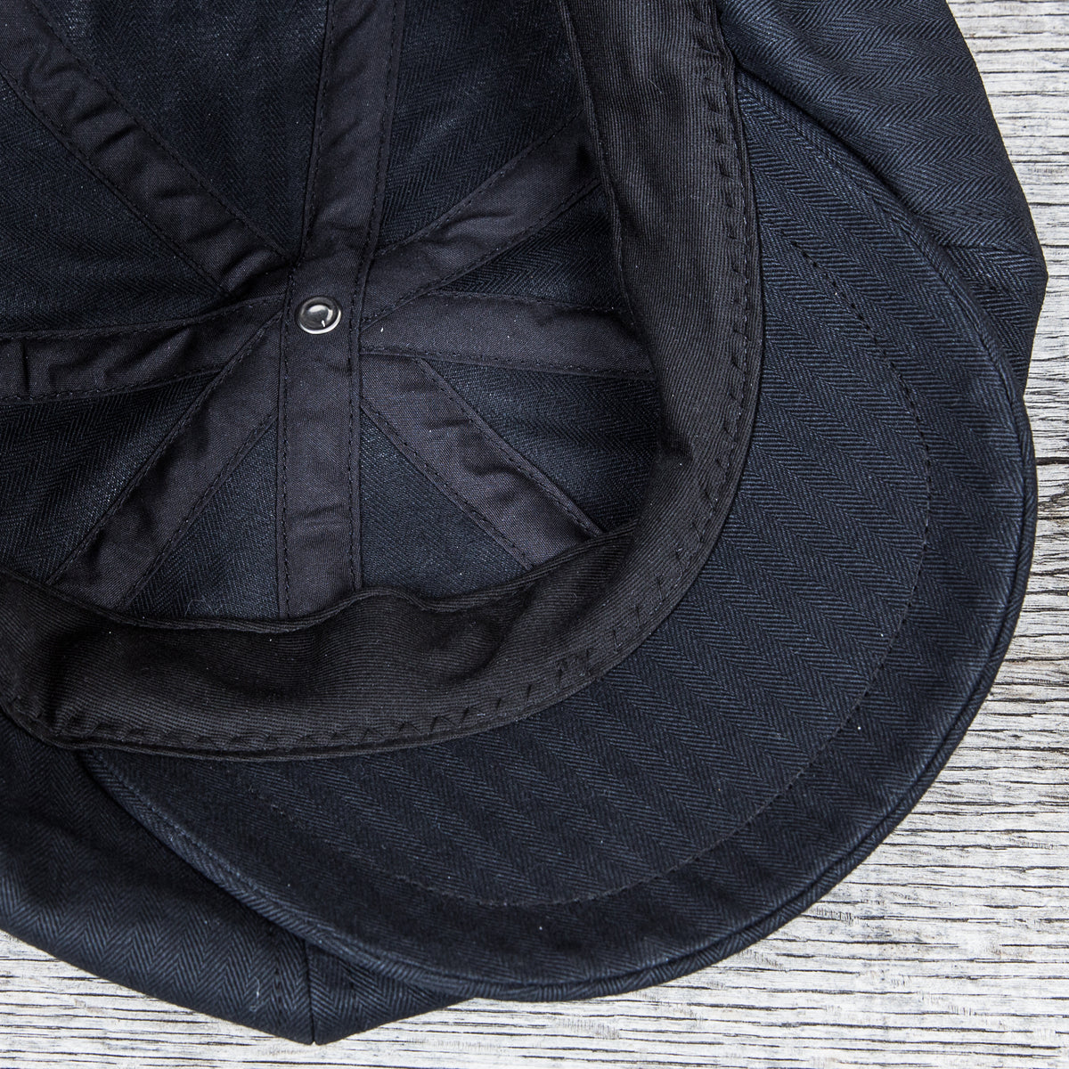 H. W. Dog & Co. Peaky Cap Black