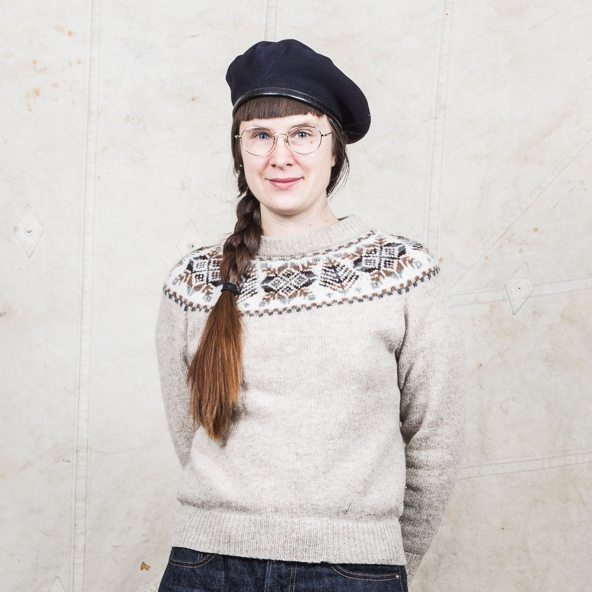 Vintage Swedish Army Wool Beret