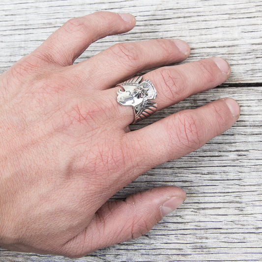 Larry Smith Thunderbird Ring RG-0012