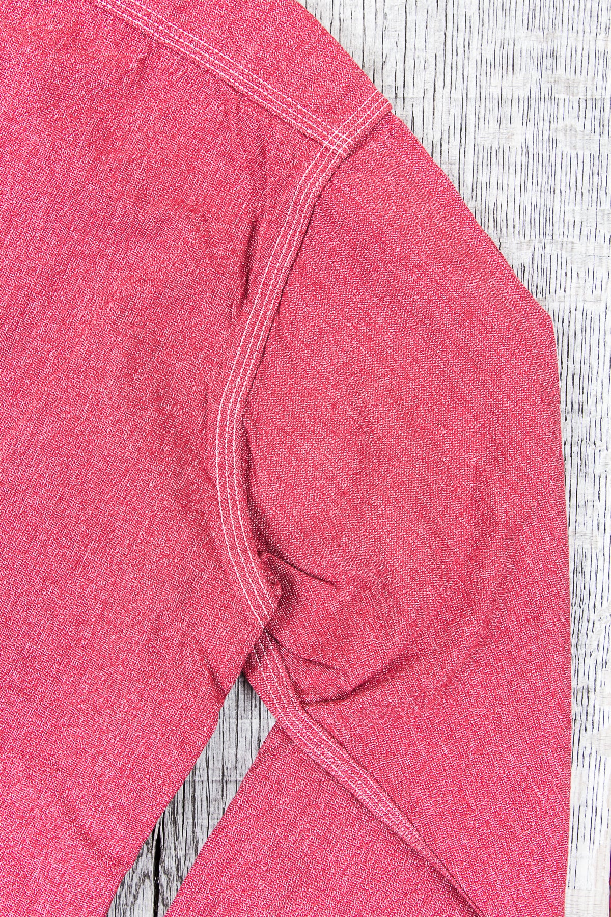 Sugar Cane 1935 5.75oz Cotton Covert Red Chambray Shirt