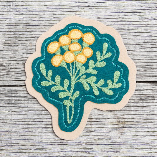 Miriam Parkman x Indigofera Chain Stitch Embroidered Patch "Renfana"