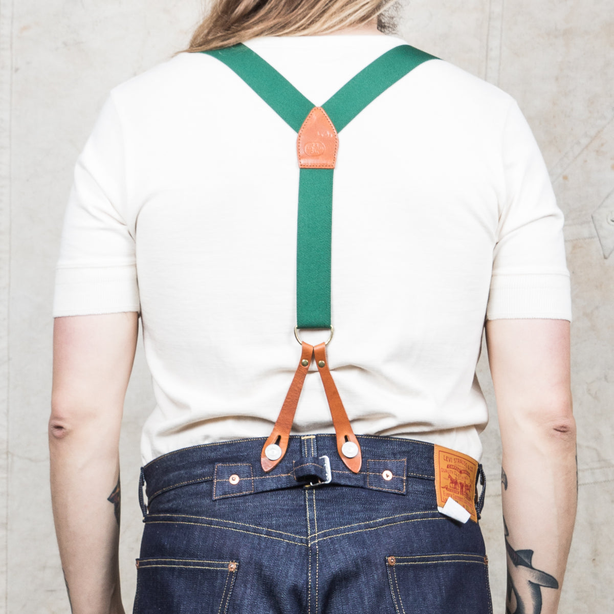 LVC Suspenders Green