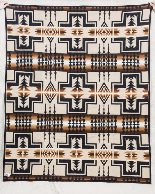 Pendleton Harding Oxford Jacquard Wool Blanket Robe