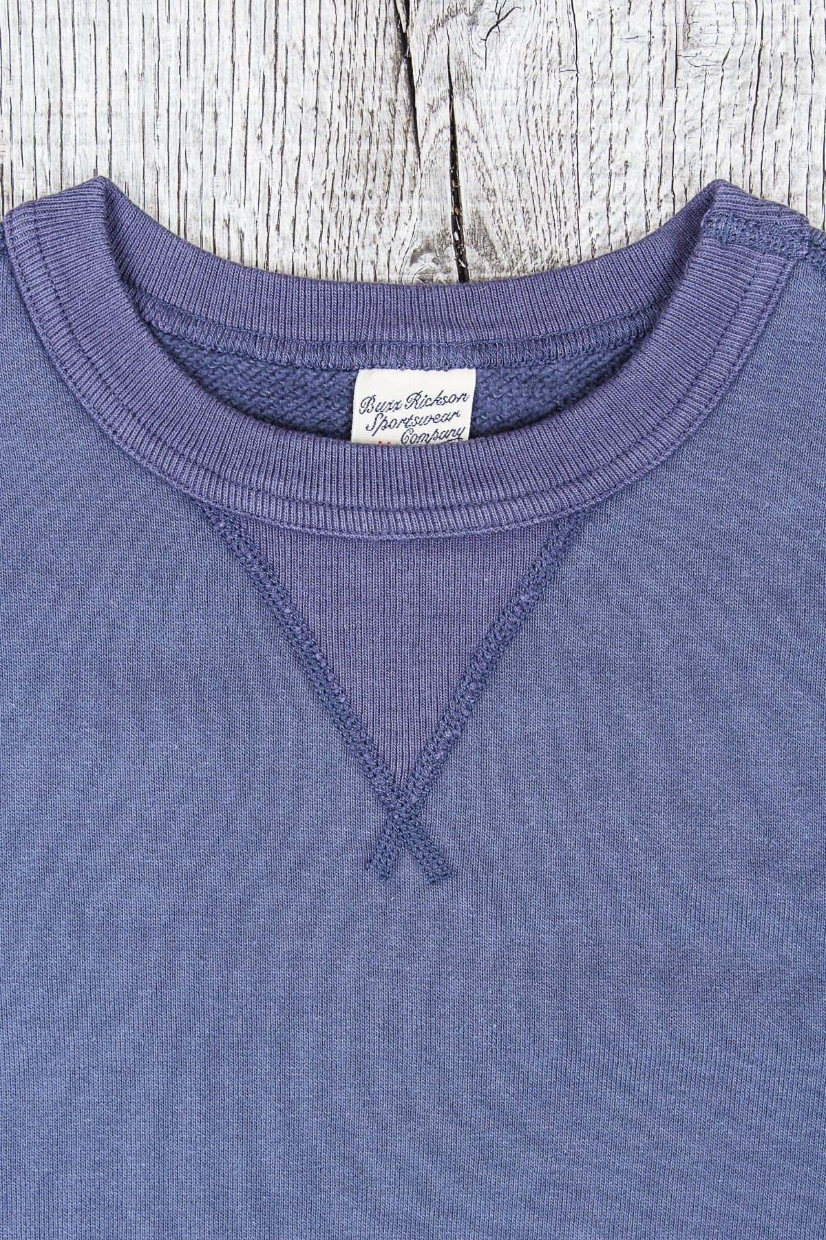 Buzz Rickson´s Loop Wheel Sweatshirt 4-Needle Navy BR65622