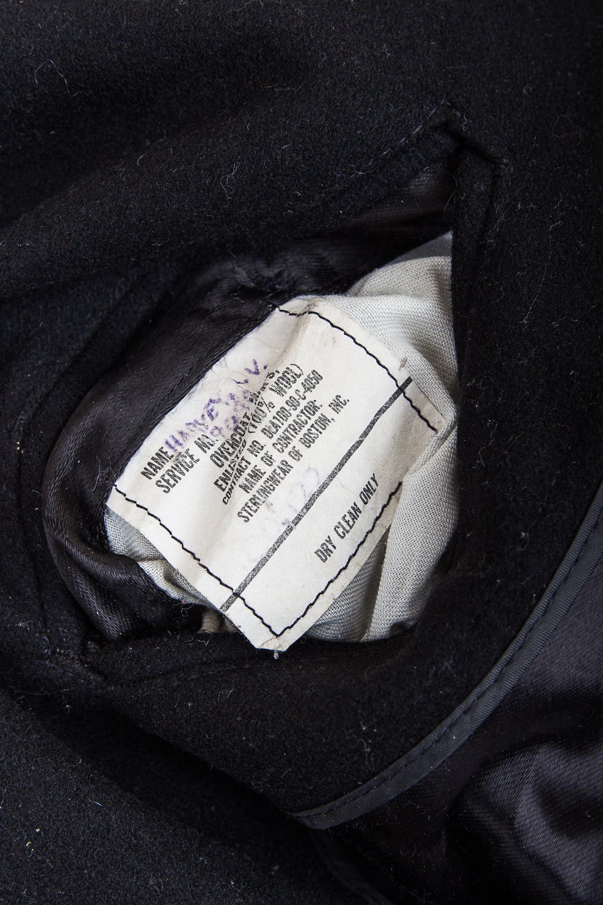 Original Vintage USN Wool Pea Coat No. 7 Size 42 R