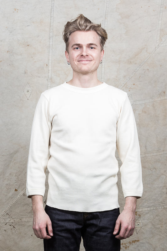 Blue Highway Clothing Organic Lahmann Shirt 3/4 Sleeve Made in Sweden