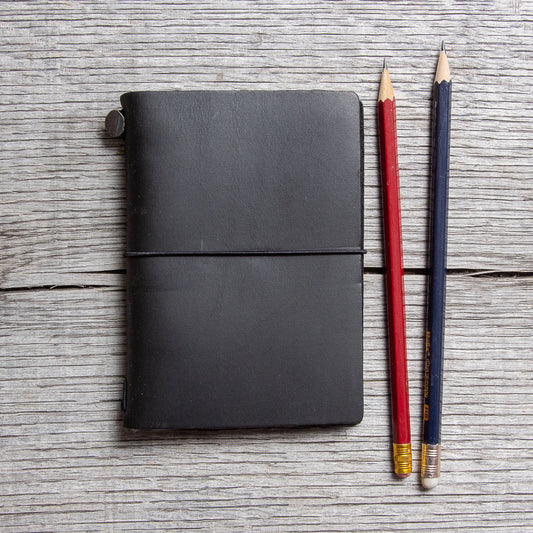 Traveler’s Company Notebook Passport Size Black