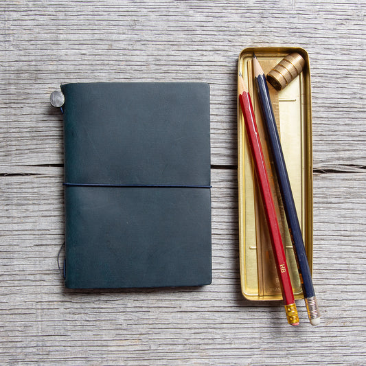 Traveler’s Company Notebook Passport Size Blue