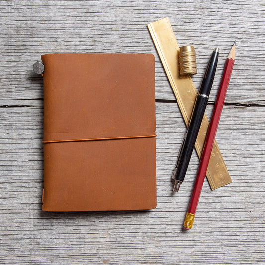 Traveler’s Company Notebook Passport Size Camel