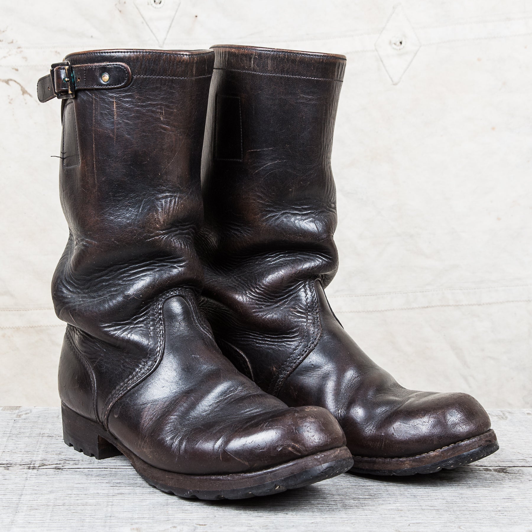 Vintage German Bundeswehr Engineer Boots – Second Sunrise