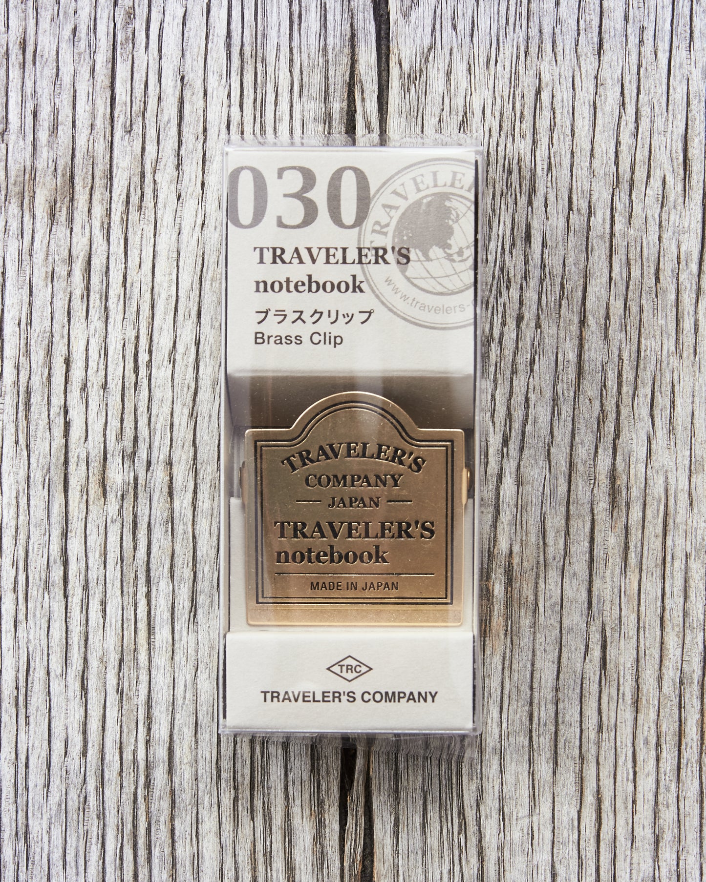 Traveler's Company #030 Brass Clip (Logo)