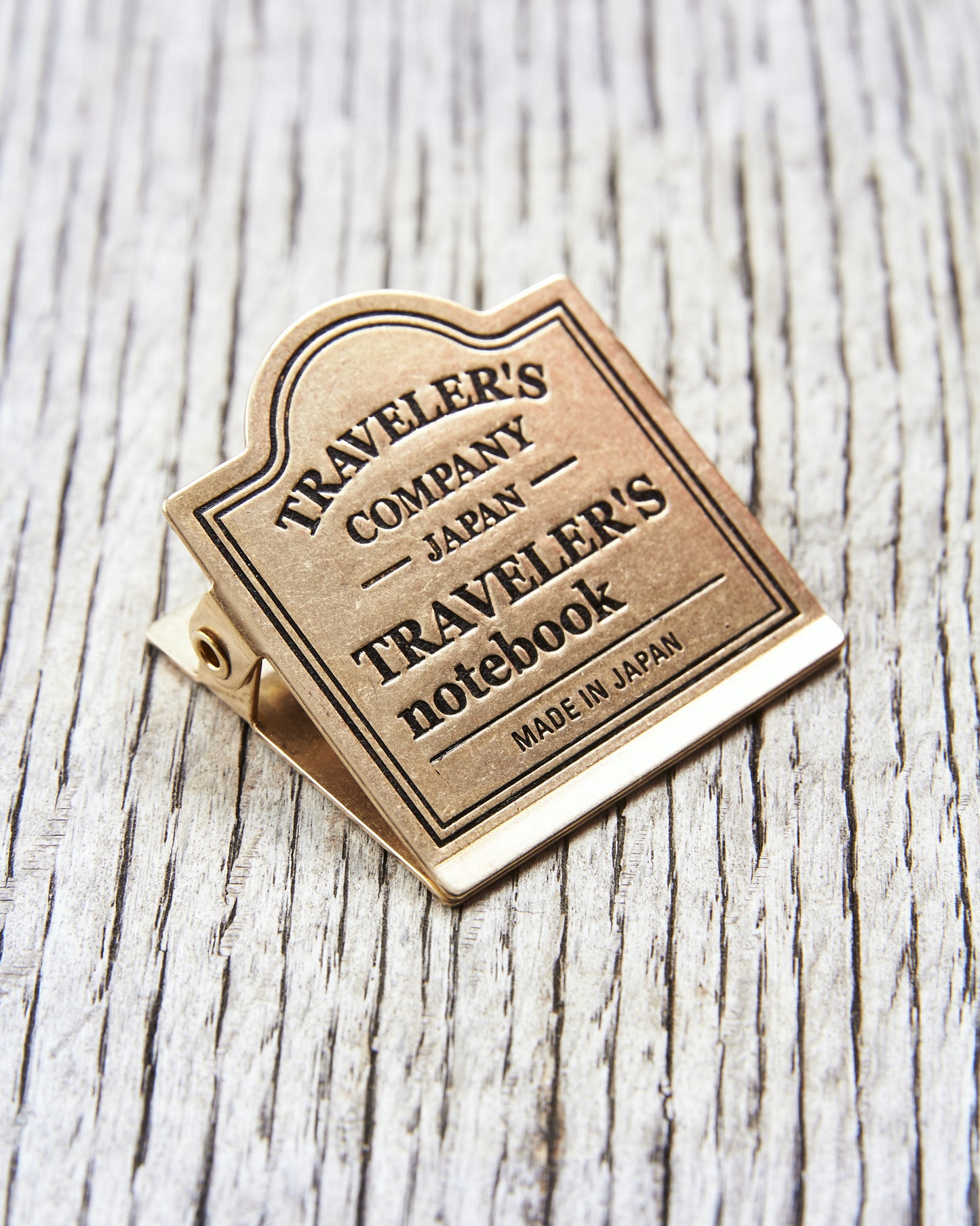 Traveler's Company #030 Brass Clip (Logo)
