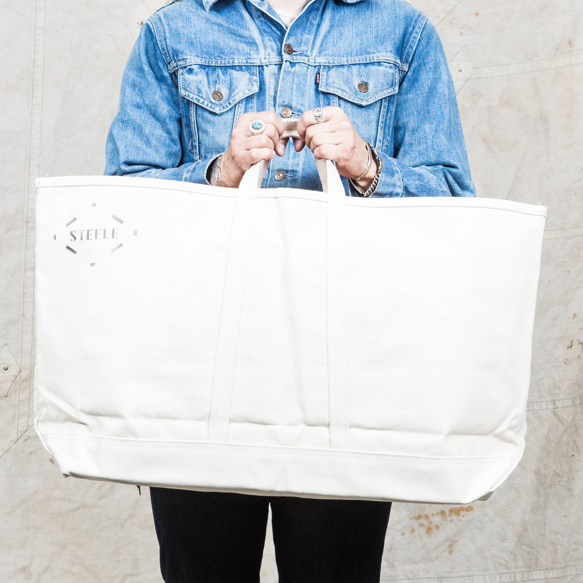 Steele Natural Canvas Tote Bag #180