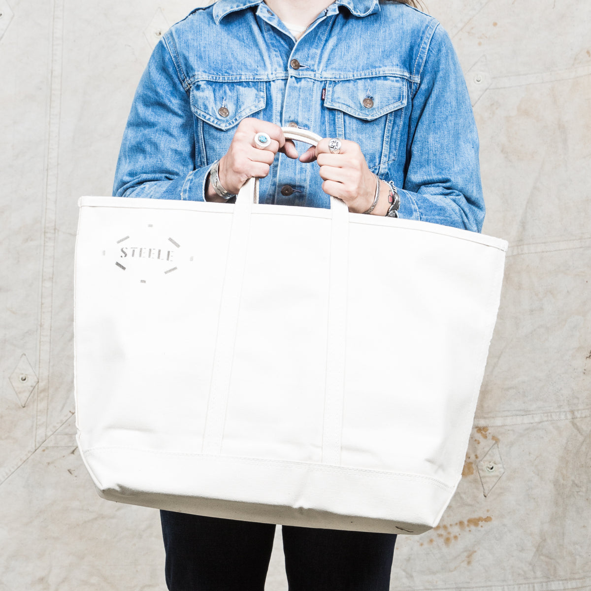 Steele Natural Canvas Tote Bag #188
