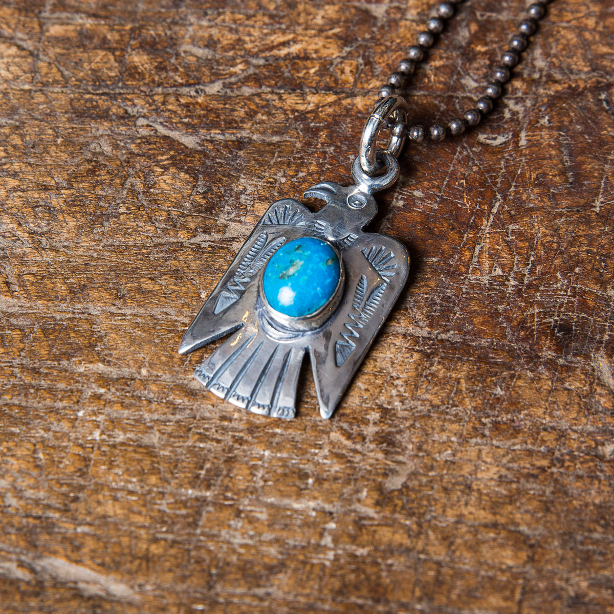 Larry Smith Thunderbird Turquoise Top NL-0090