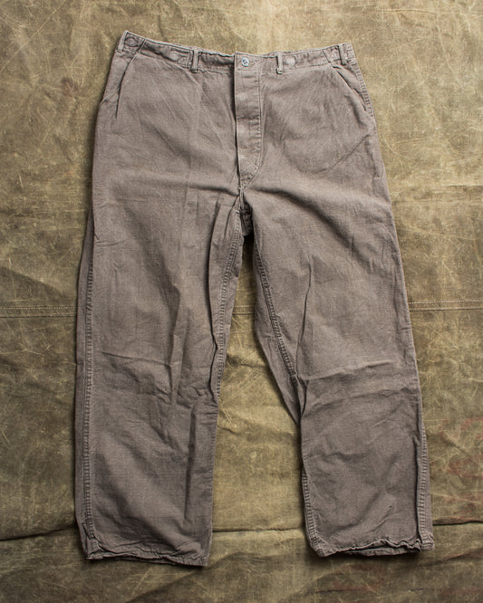 Vintage 1950s Swedish Army Pants "Grötbyxor" No. 13