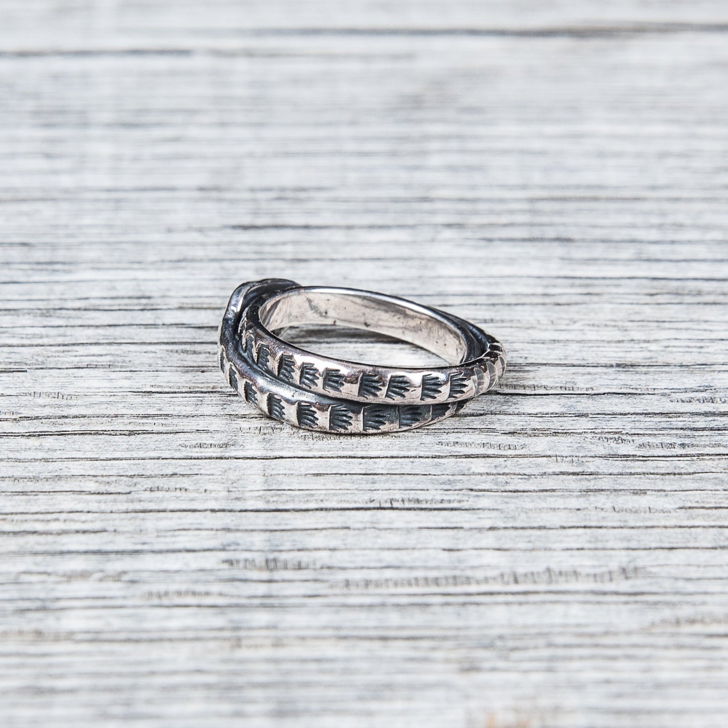 Larry Smith Silver Snake Ring RG-0017