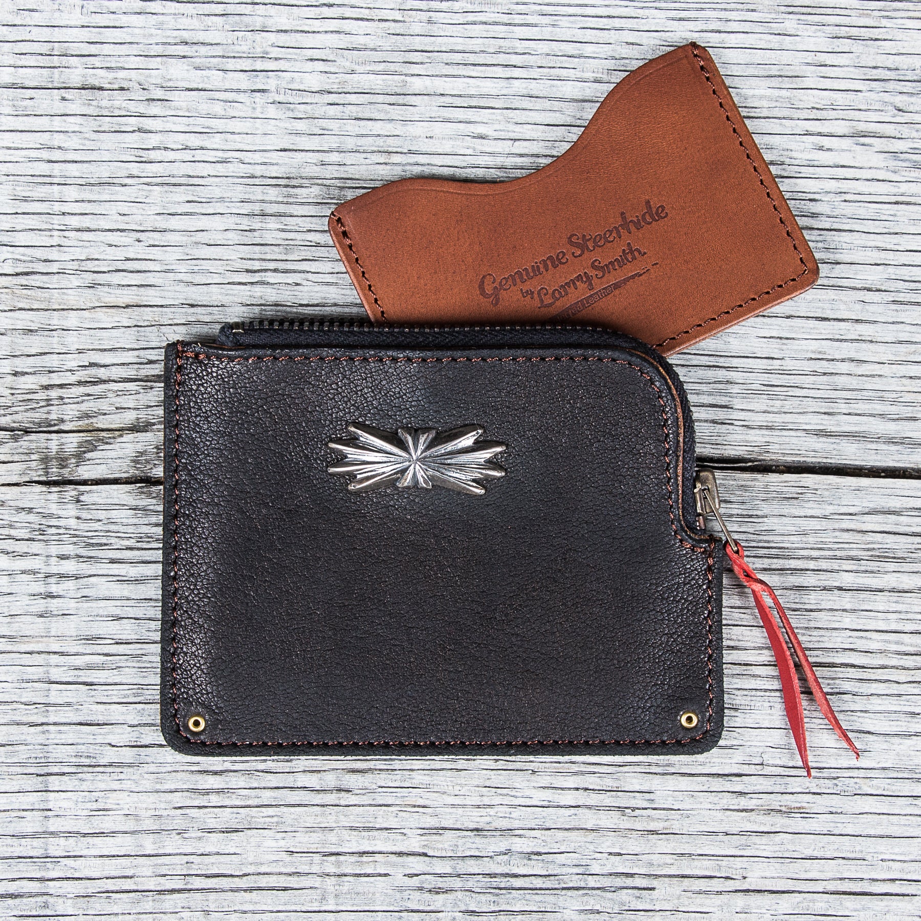 Larry Smith Deer Skin Multi Wallet LT-0043 Dark Brown – Second Sunrise
