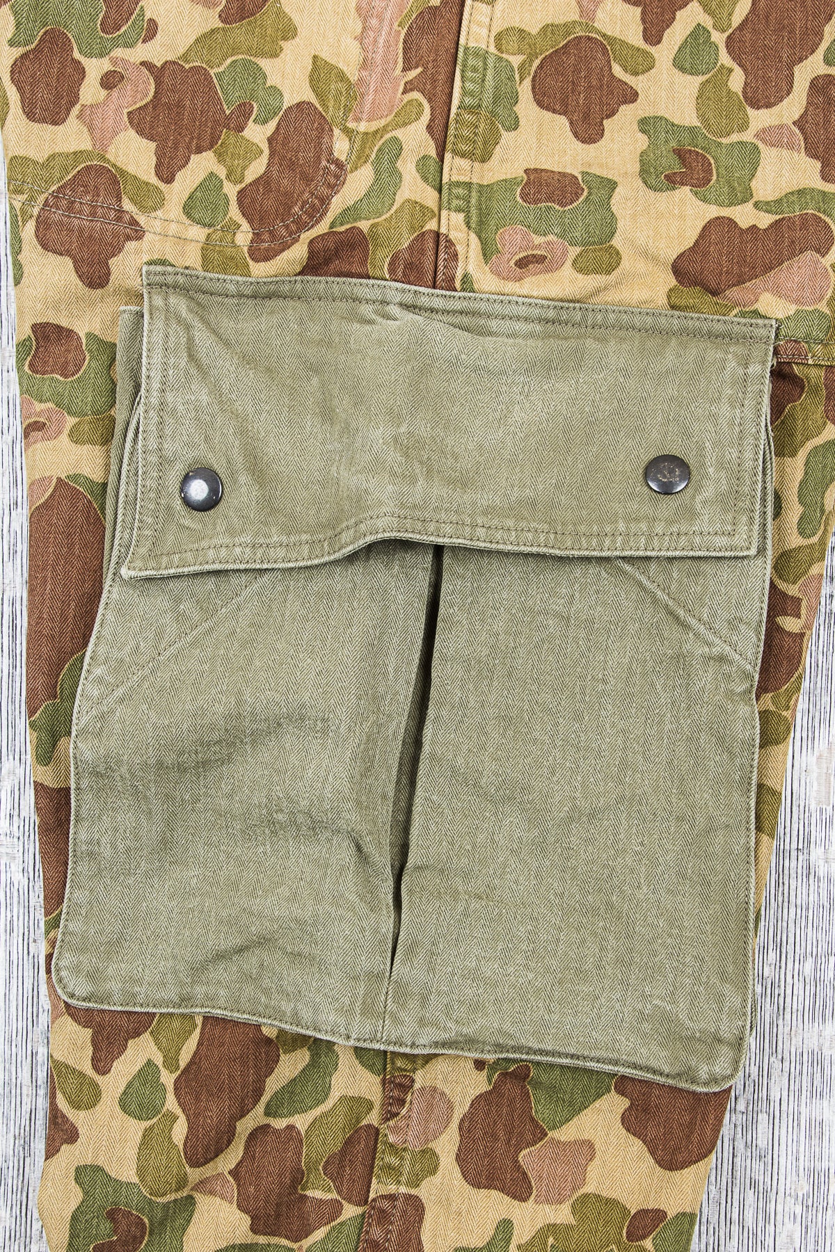 Buzz Rickson's Frog Skin Camo Reversible Trousers