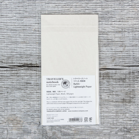 Traveler's Company #013 Regular Notebook Refill Lightweight Paper