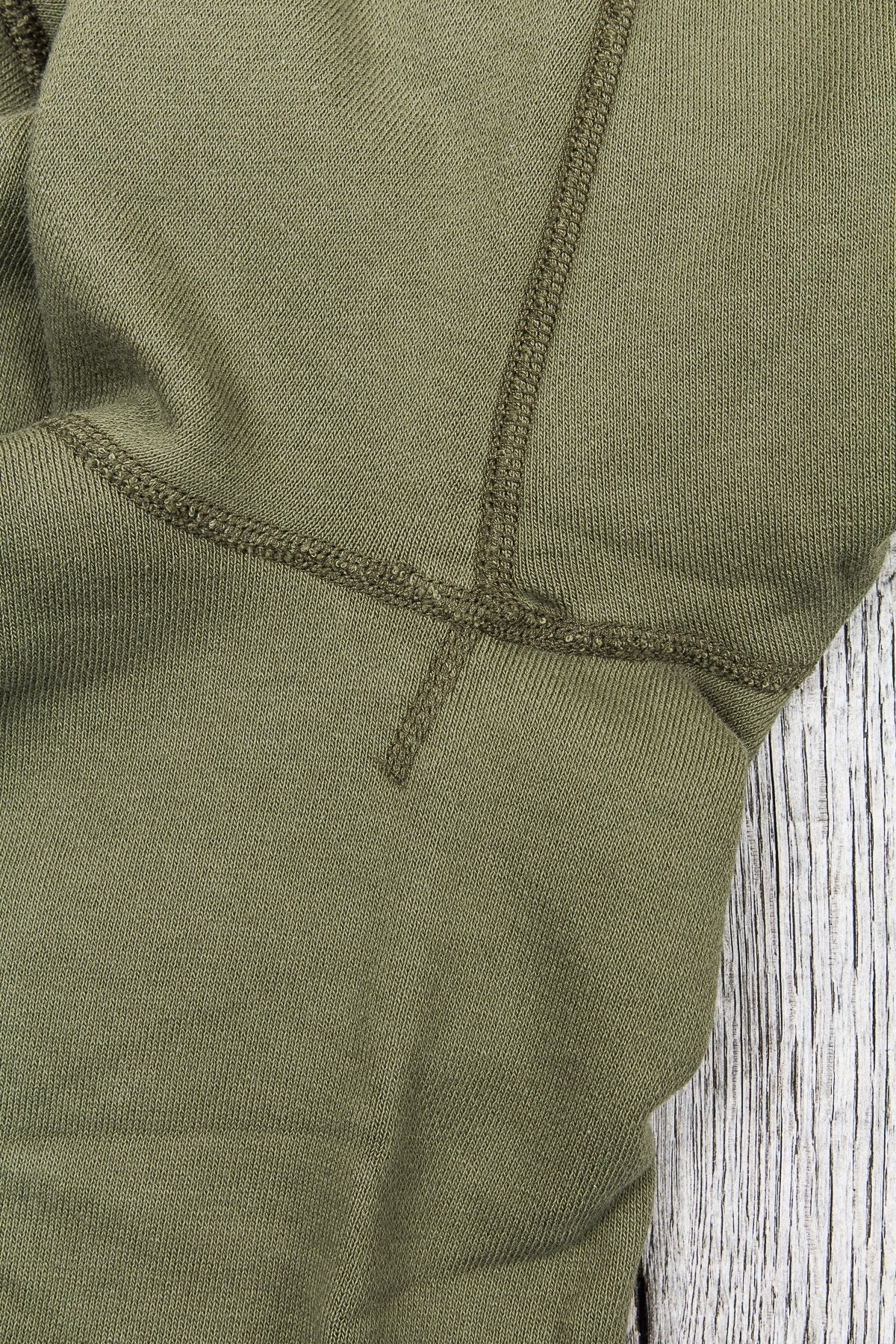Buzz Rickson's Loopwheel Sweatshirt 4-Needle Olive BR65622