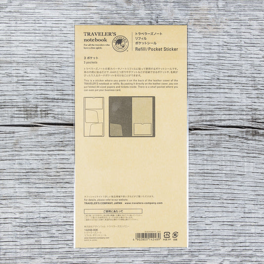 Traveler’s Company #004 Notebook Pocket Stickers