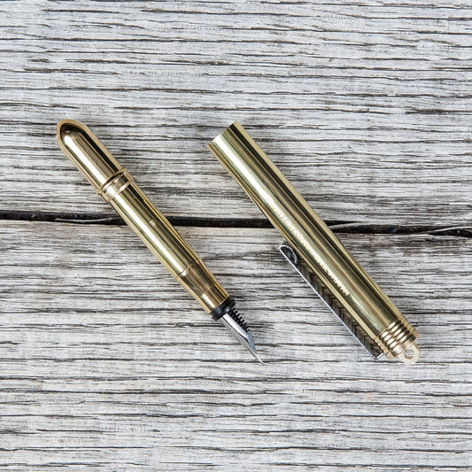 Traveler’s Company Fountain Pen Solid Brass