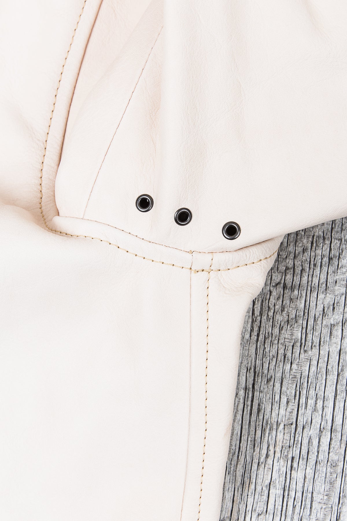 Mister Freedom Natural Campus Leather Jacket Veg Tanned