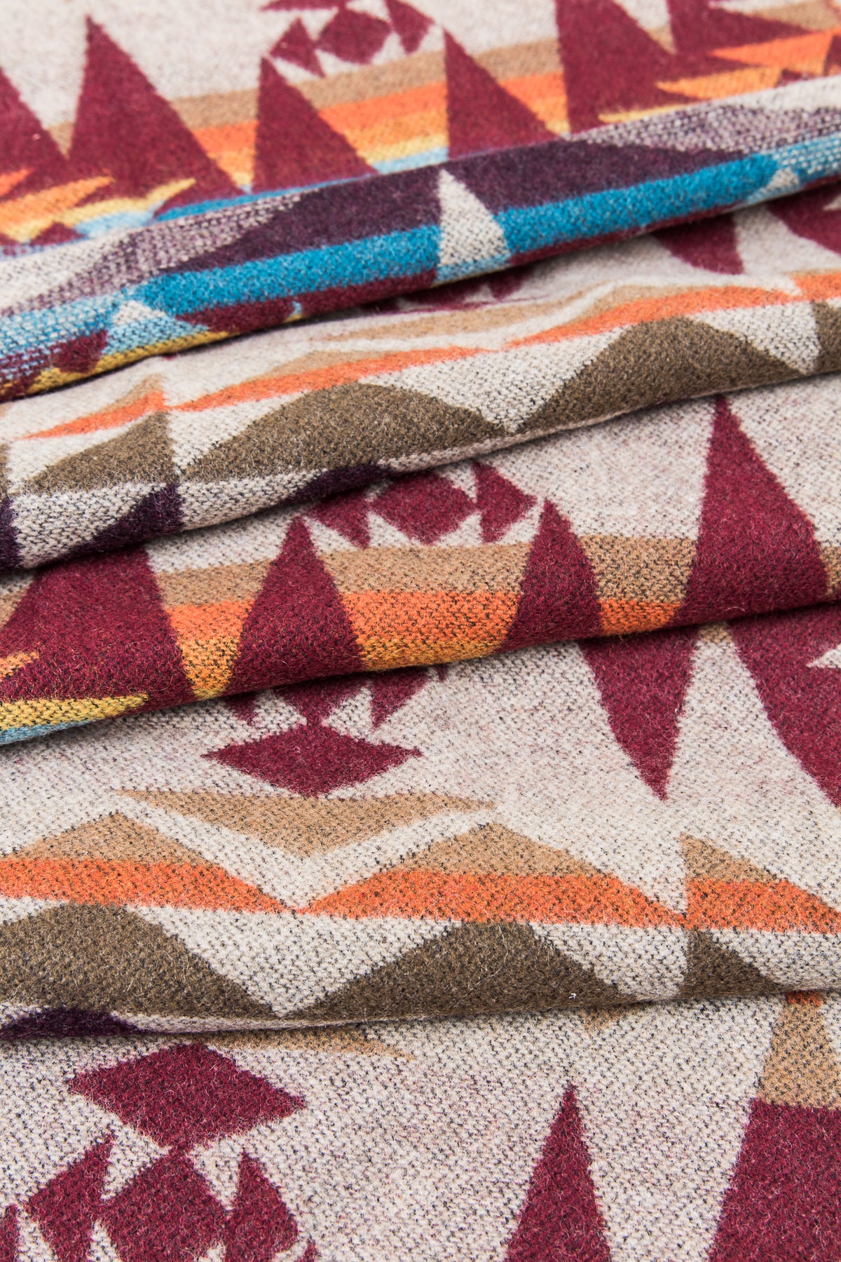Pendleton Jacquard Wool Muffler Crescent Butte