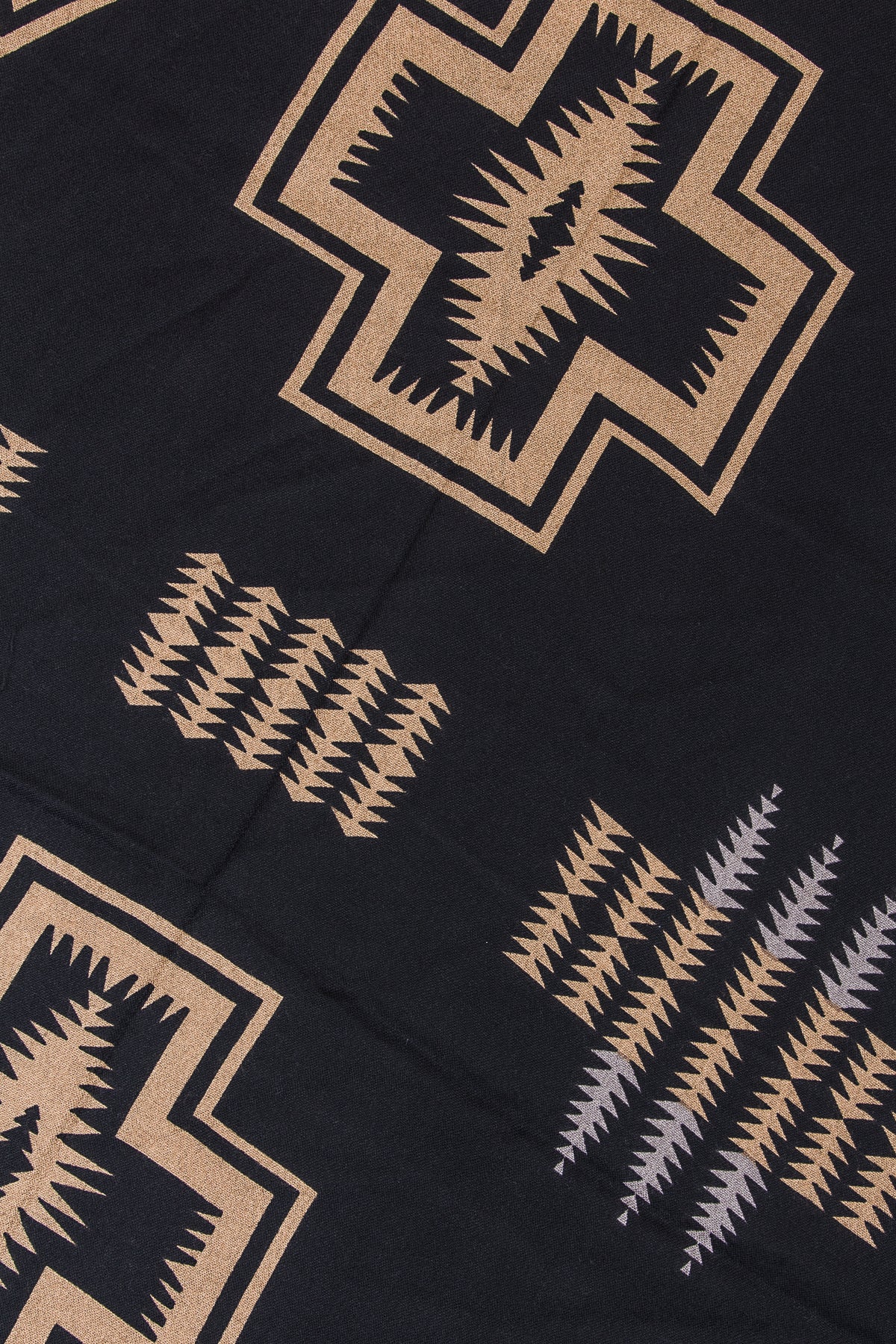 Pendleton Oversized Featherweight Wool Scarf Harding Black