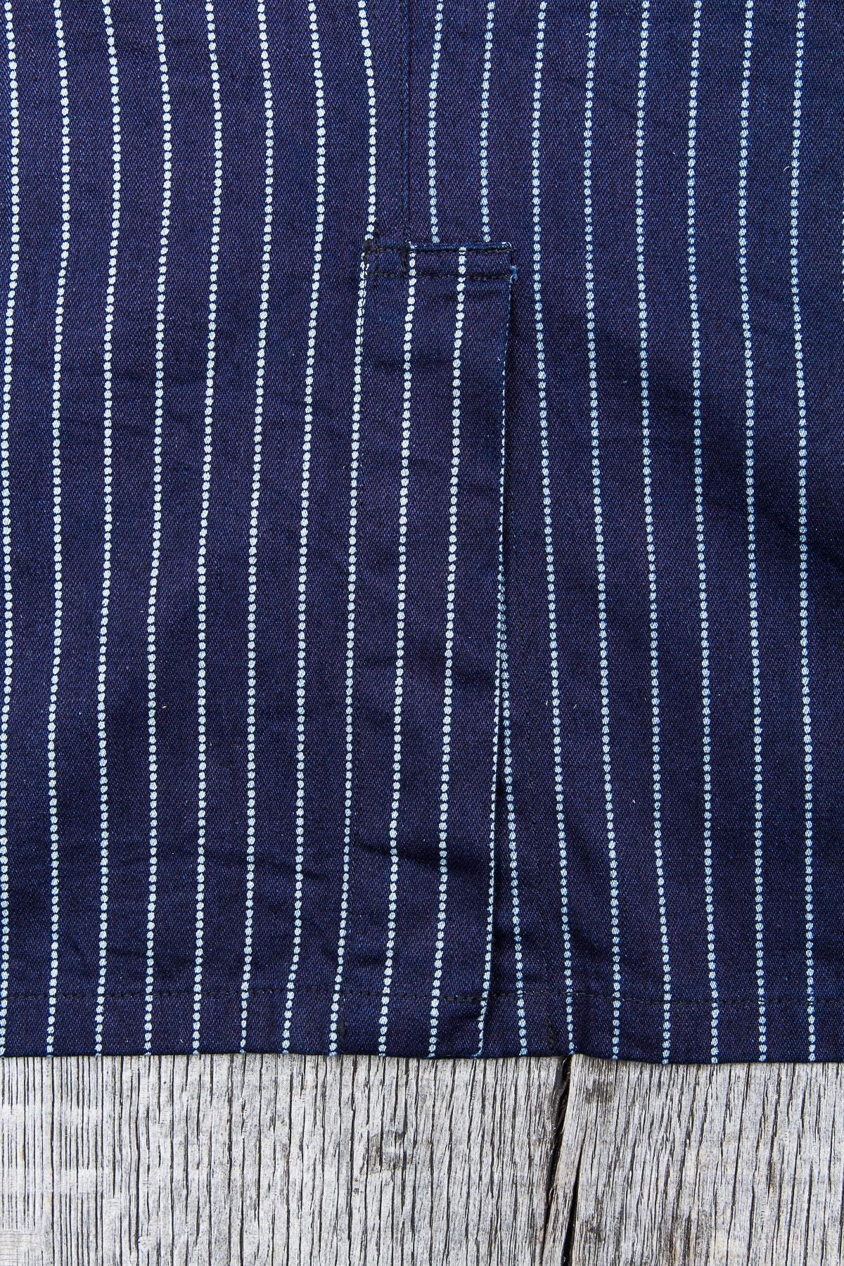 Sugar Cane & Co. 9oz Indigo Wabash Stripe Jacket