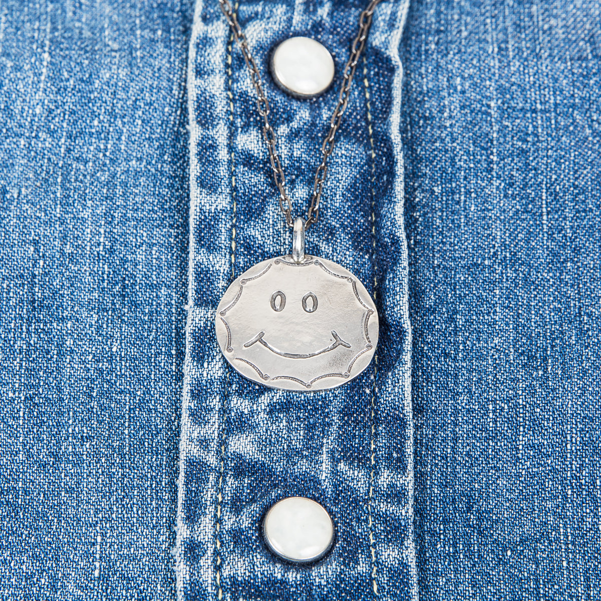 Munqa Newtive Smiley Necklace