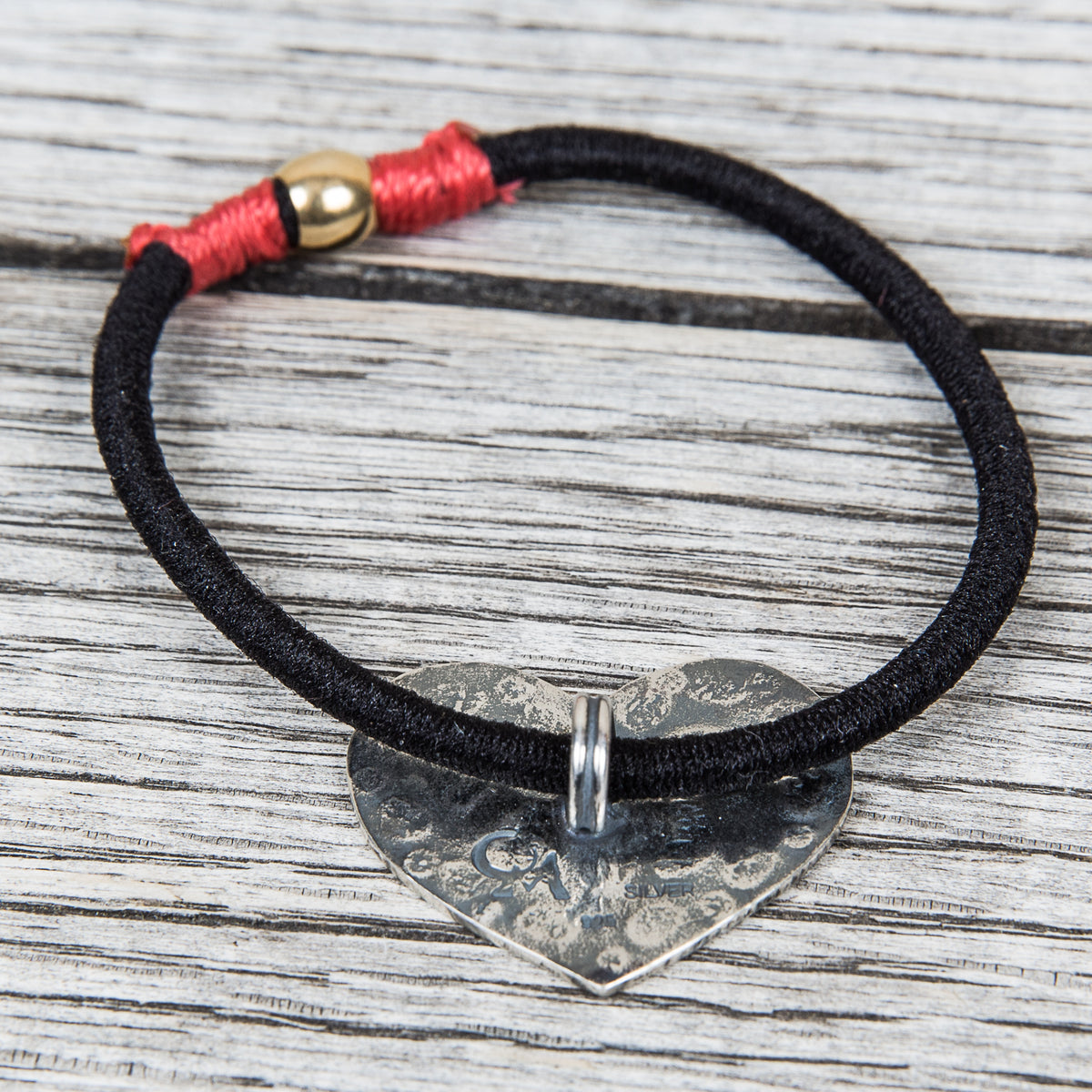 Munqa Newtive Heart Silver Concho For Hair