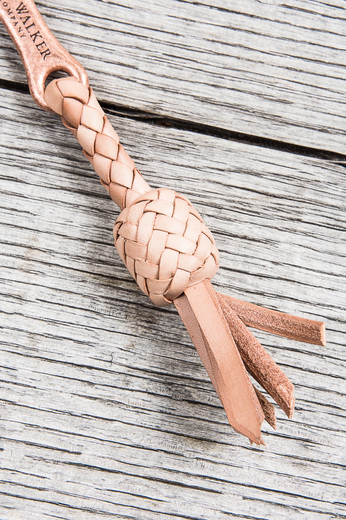 Lone Wolf Leather Braided Bottle Opener Tärnsjö Natural Veg Tanned