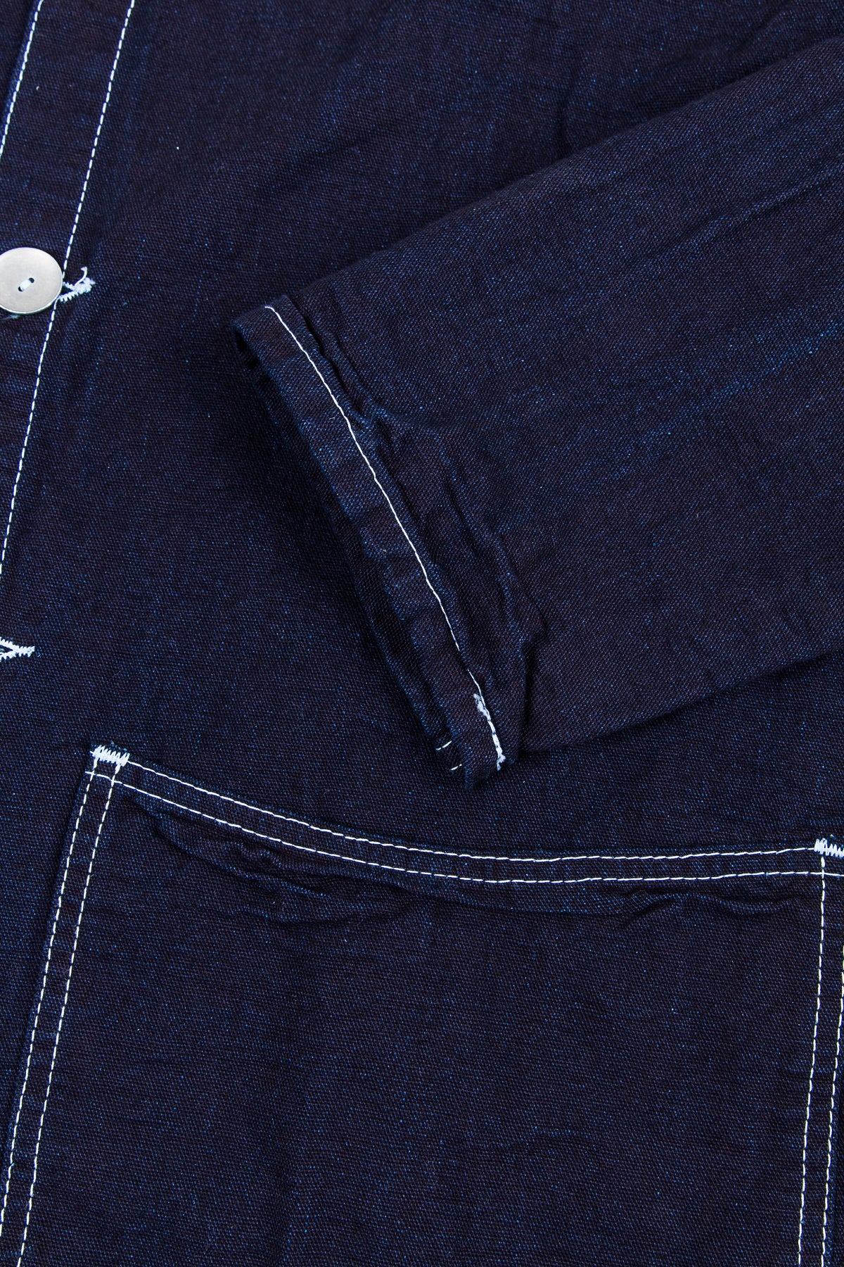 Tender 490 Floor Shirt Double Indigo Tote Cloth