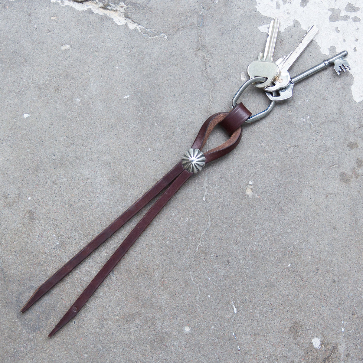 Larry Smith LT-0050 Shell Concha Key Fob Brown