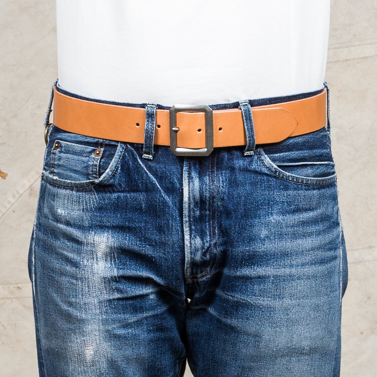 Warehouse & Co Garrison Leather Belt Tan