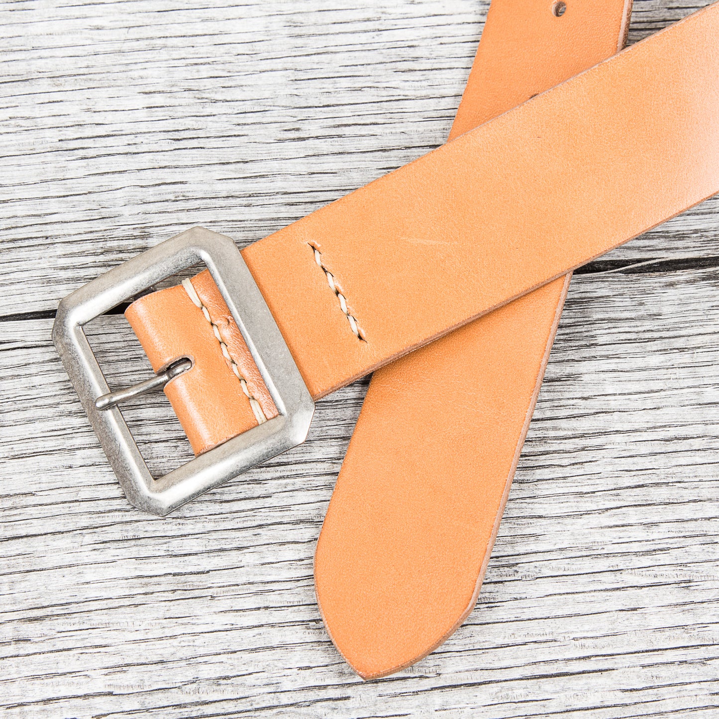 Warehouse & Co Garrison Leather Belt Tan