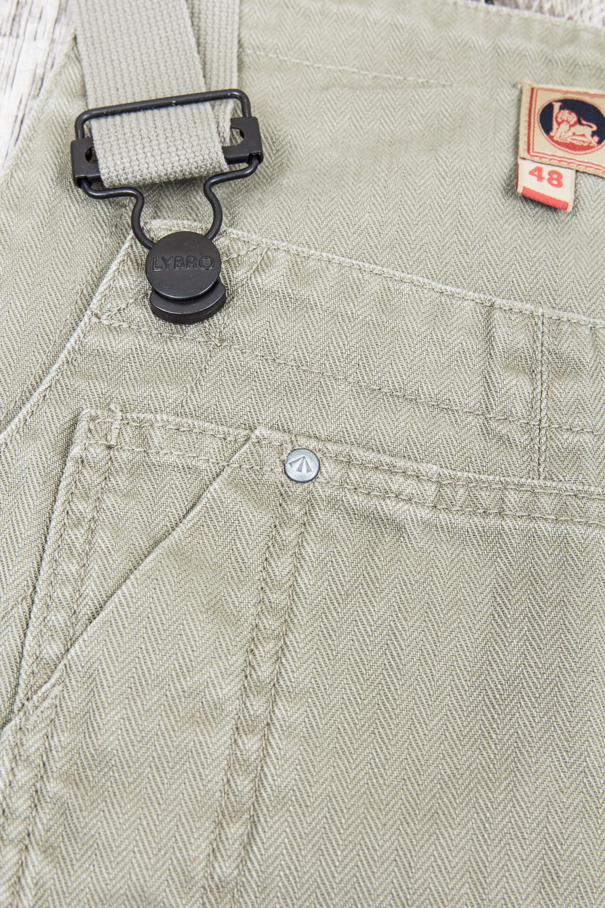 Nigel Cabourn Naval Dungaree Nam Green