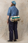 Indigofera Leather Blanket Carrier Dark Brown