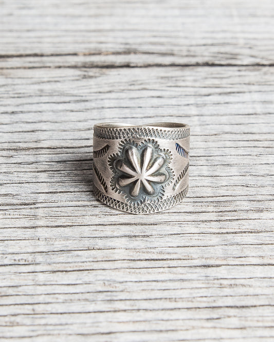 Tenable Crafts Concho Silver Ring #191