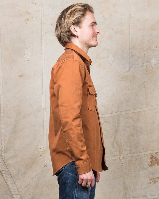 Indigofera Alamo Shirt Gold Ochre