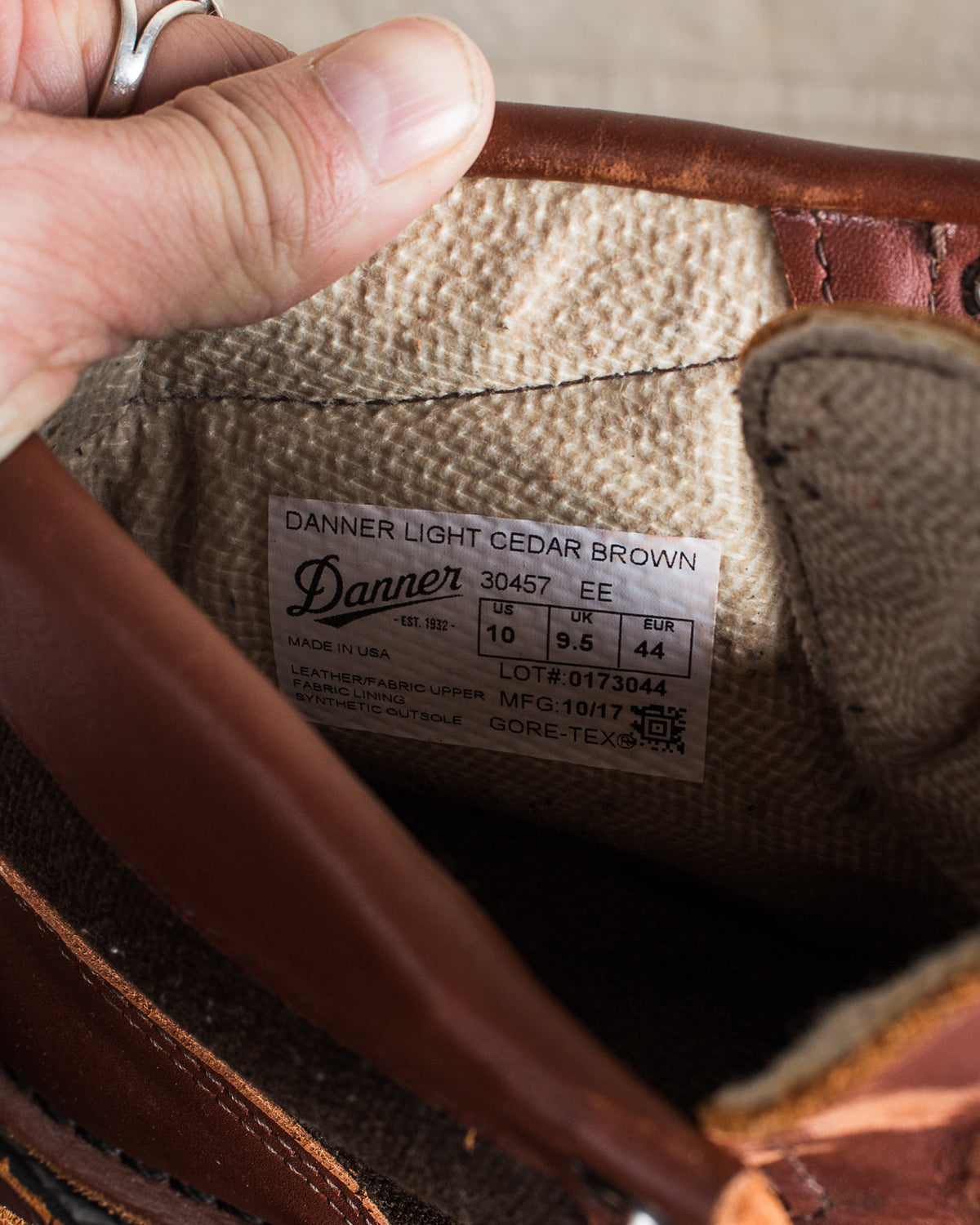 Second Hand Danner Light 3044 Cedar Brown US 10 / EUR 44