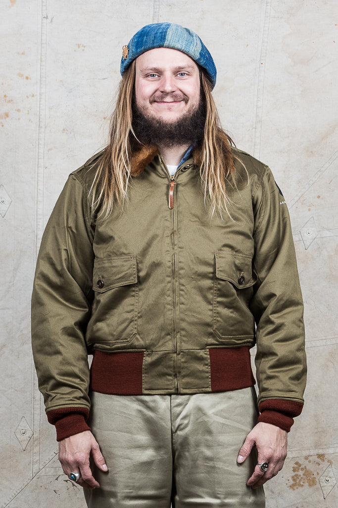 Buzz Rickson's B-10 Jacket Superior Togs red knit – Second Sunrise