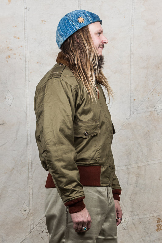 Buzz Rickson's B-10 Jacket Superior Togs red knit