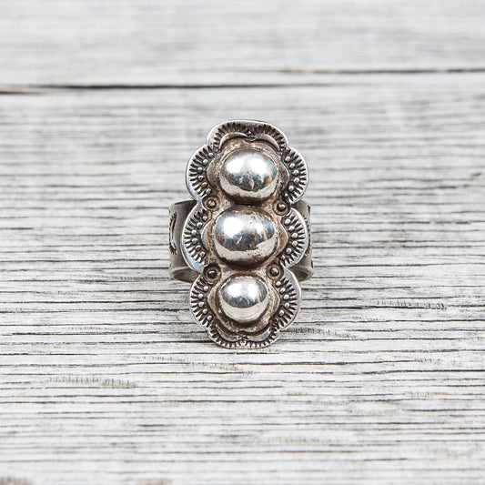 Tenable Crafts Sterling Silver Shield Ring #138