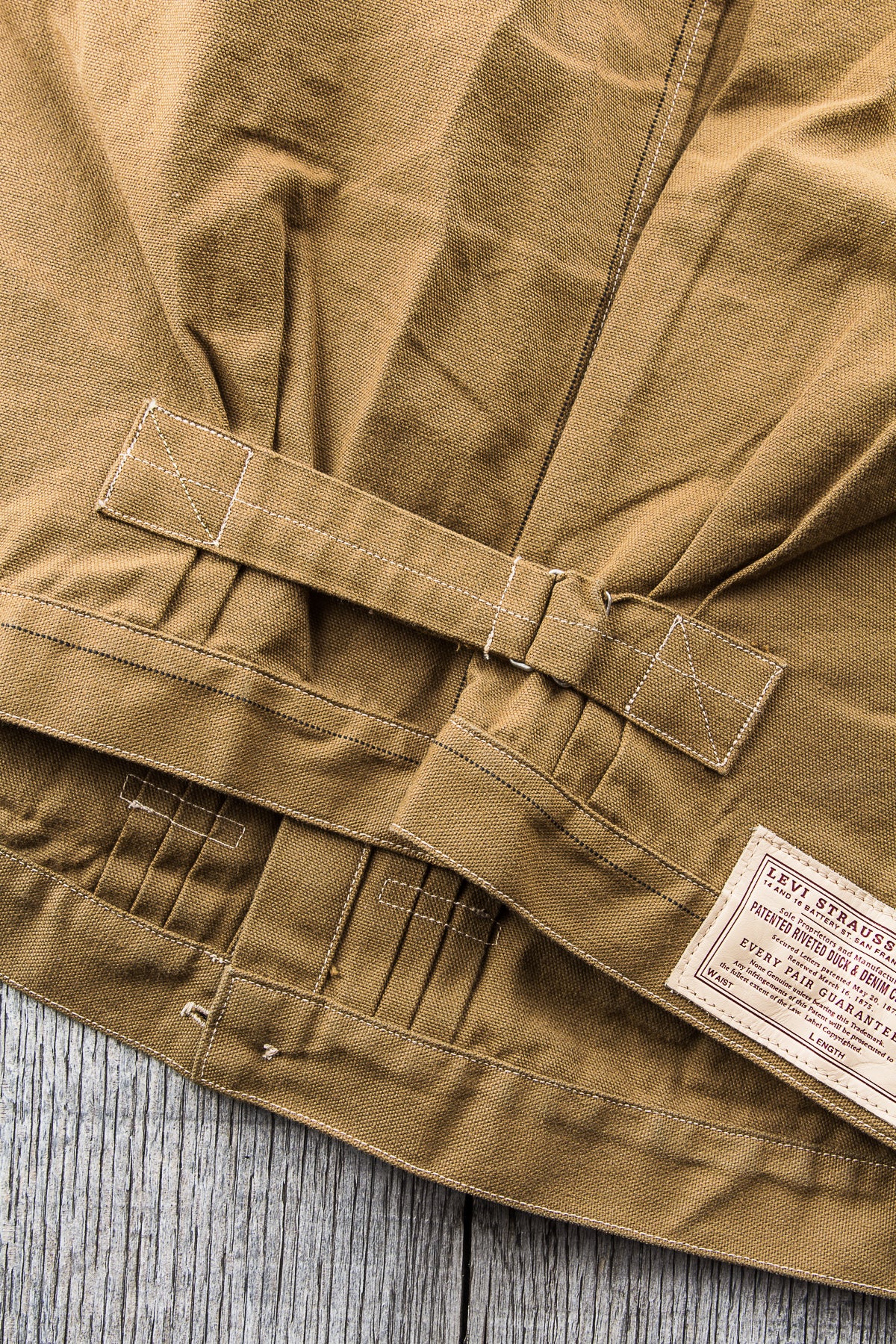 Second Hand LVC 1880s Triple Pleat Blouse Cotton Duck