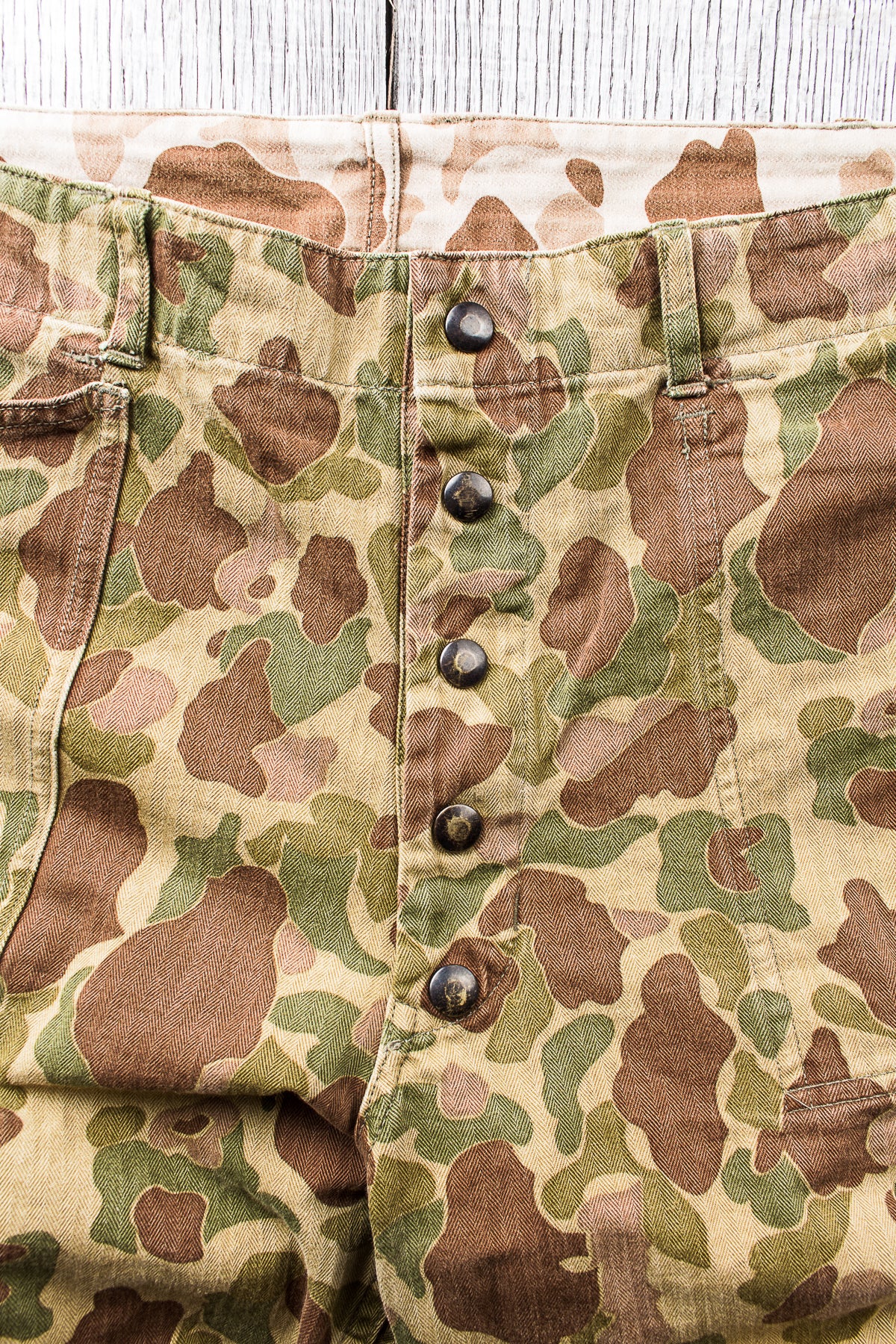 Second Hand Buzz Rickson's Frog Skin Camo Reversible Trousers W36