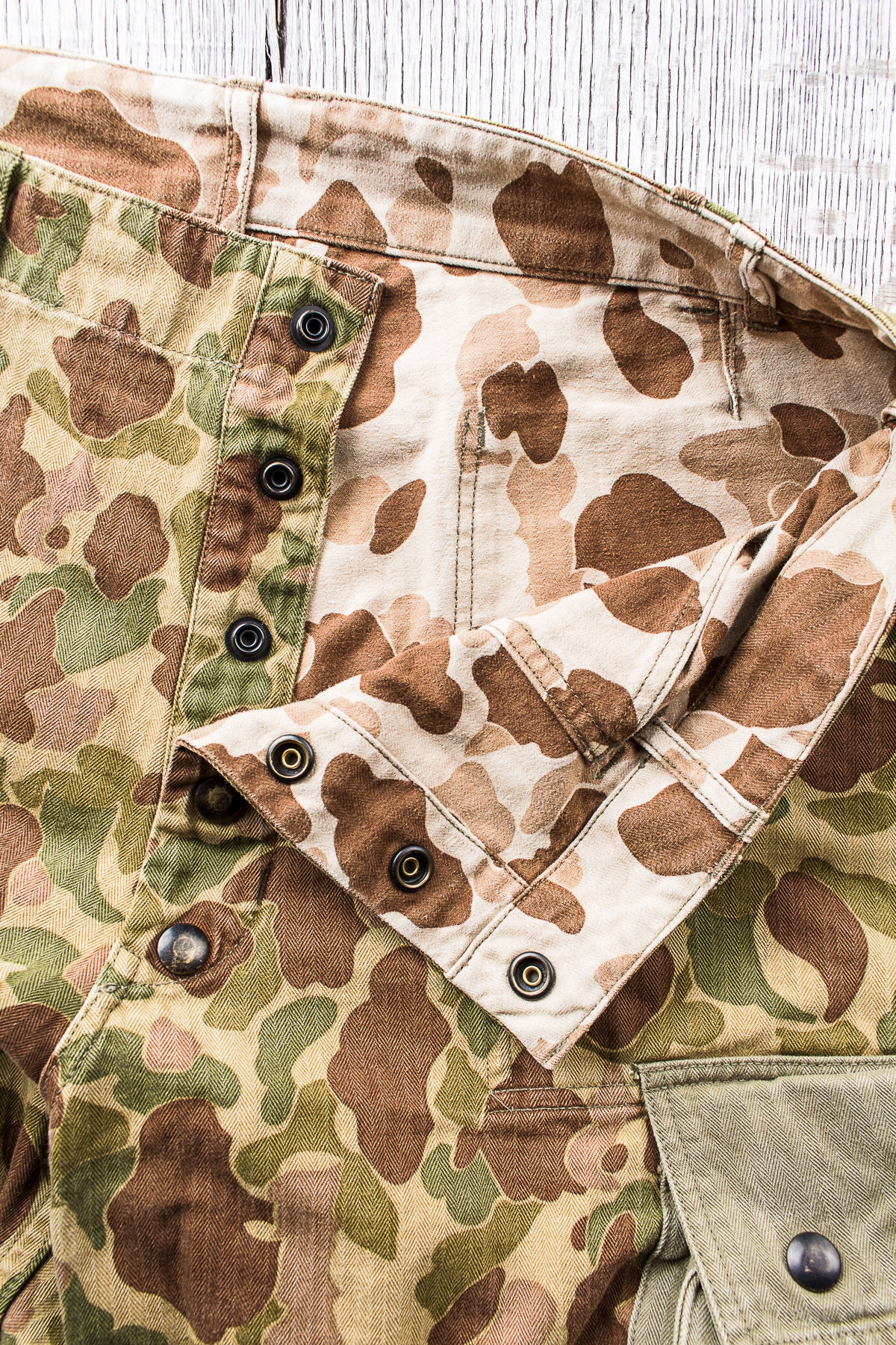 Second Hand Buzz Rickson's Frog Skin Camo Reversible Trousers W36